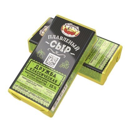 Сыр Дружба плавленный 55% (80г) шт Кобрин