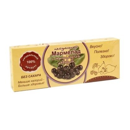Мармелад натуральный Черноплодная рябина 140г
