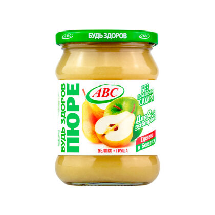 Пюре Ябл-грушевое 450г АВС