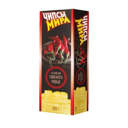 Чипсы МИРА со вкусом тайского перца 100г (25 шт) /Машпищепрод/