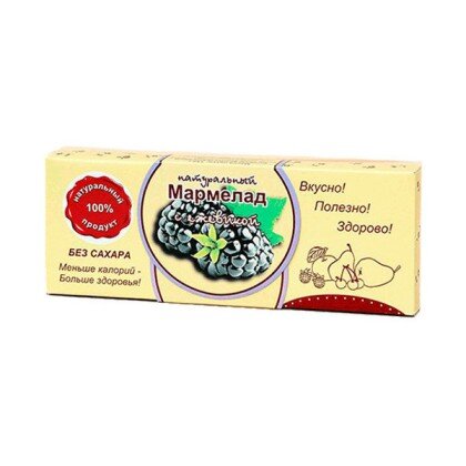 Мармелад натуральный Ежевика 140г