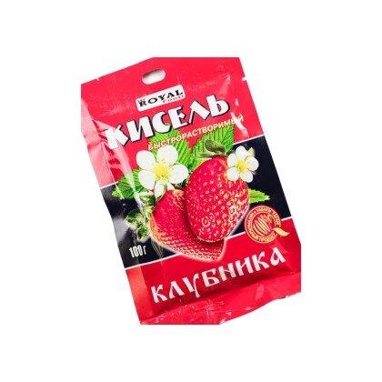 Кисель быст/раств клубника 100г/80шт