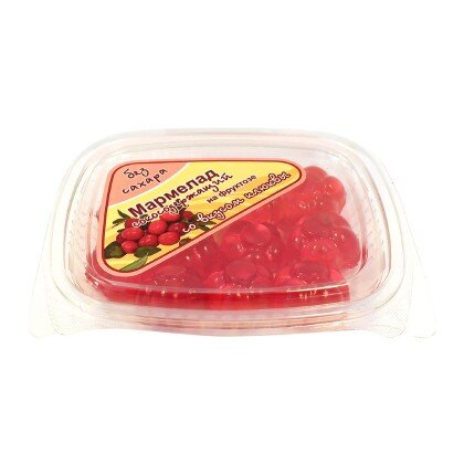 Мармелад Сокосодежащий Клюква на фруктозе 140г /Сласти коломны/